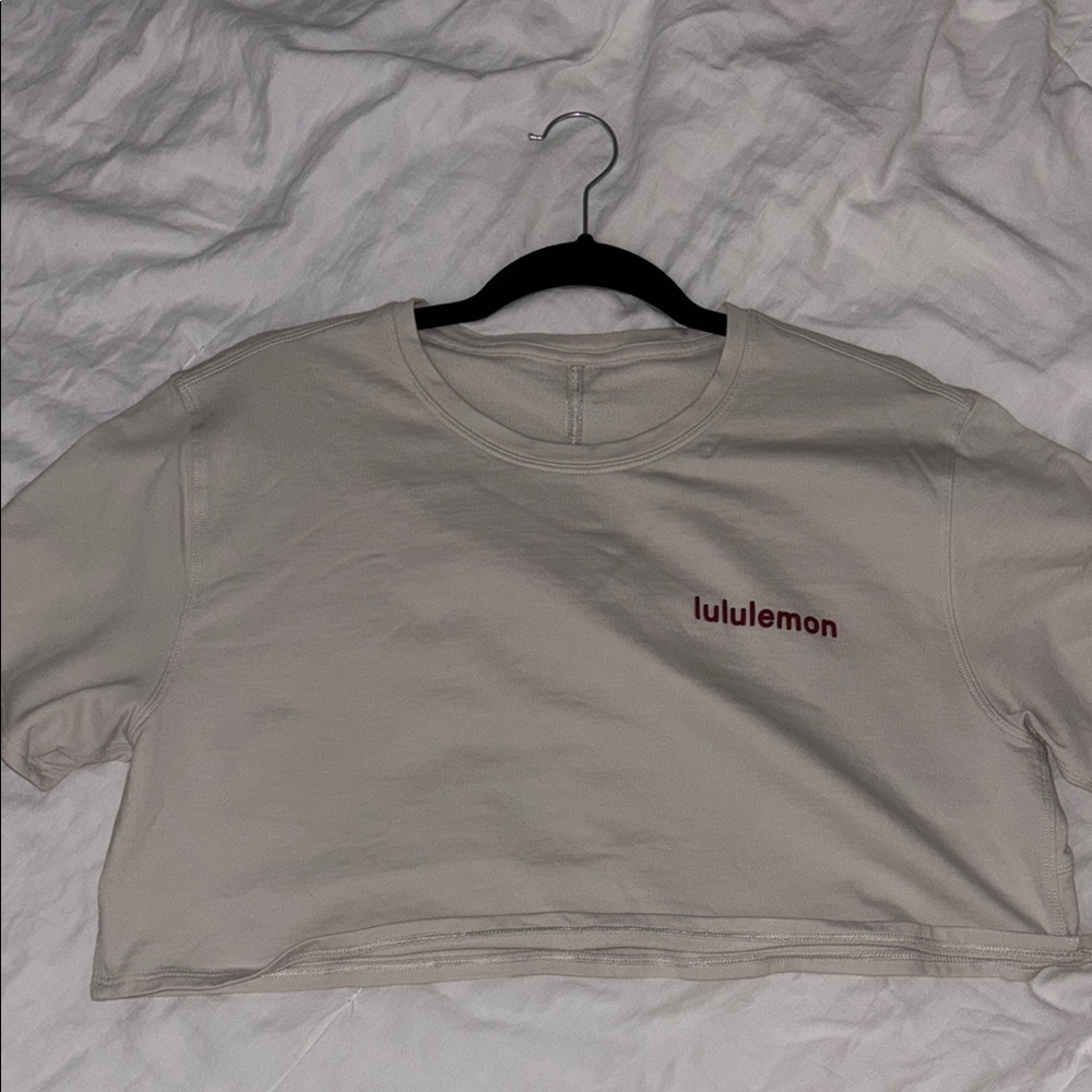 Lululemon Beige Crop Top